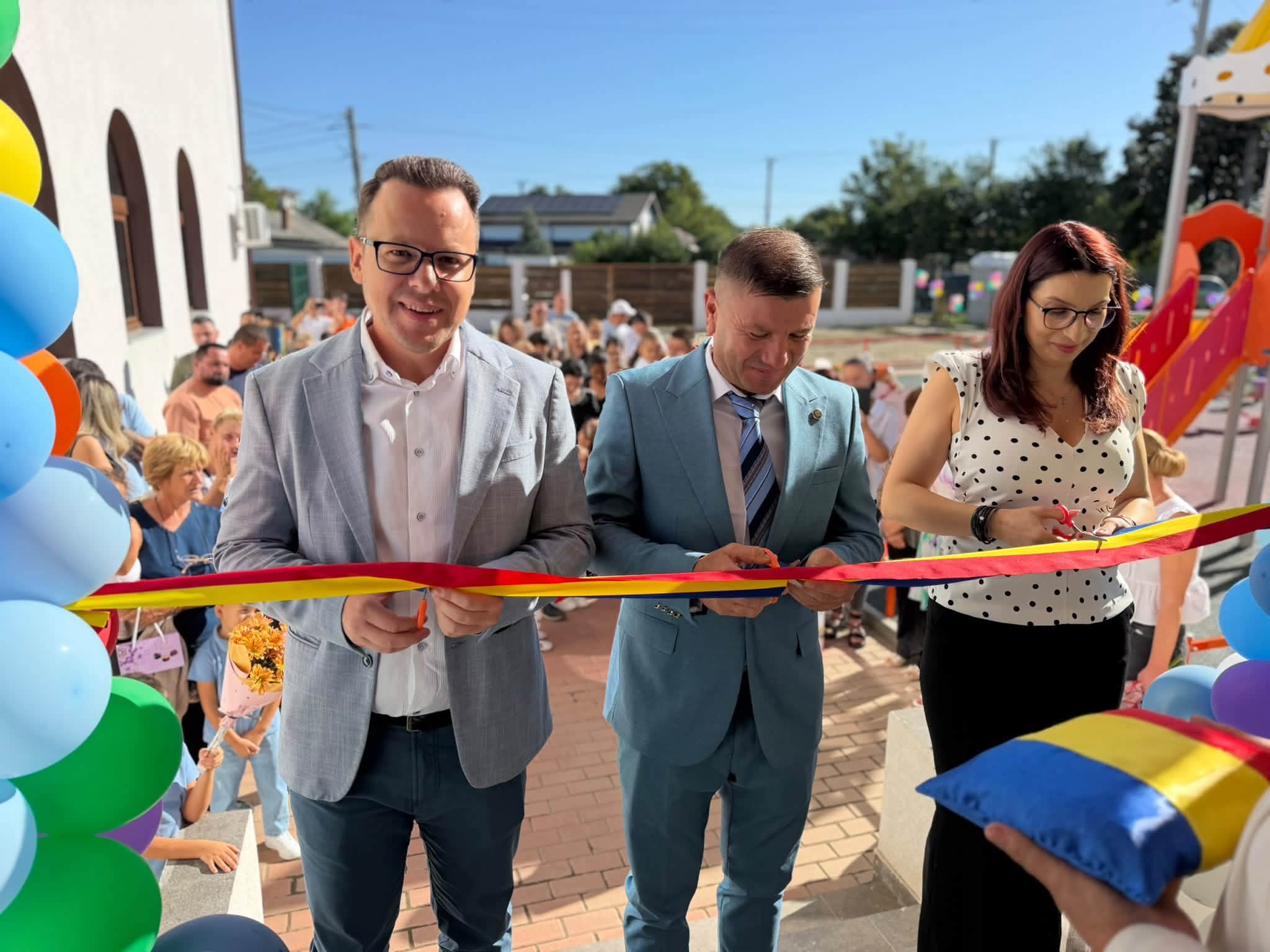 You are currently viewing Grădiniță nouă, inaugurată la Braniștea, în prima zi de școală. Investiție de aproximativ 4,5 milioane de lei