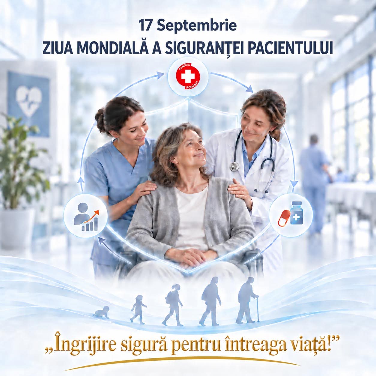 You are currently viewing SANITAS Dâmbovița, de Ziua Siguranței Pacientului: Îngrijirea în siguranță depinde și de condițiile de muncă ale personalului medical