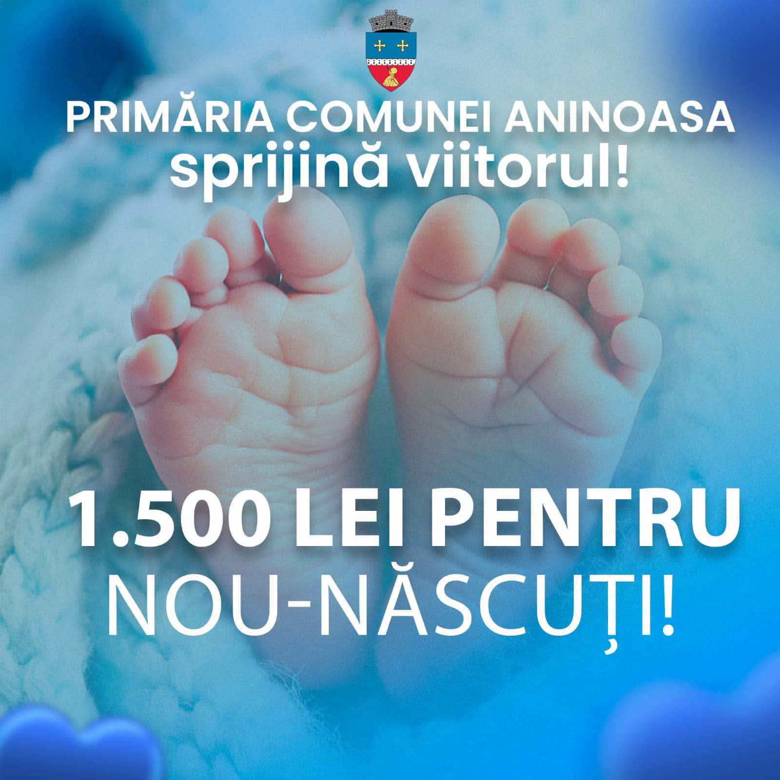 You are currently viewing Părinții din Aninoasa pot primi 1.500 de lei pentru fiecare nou-născut