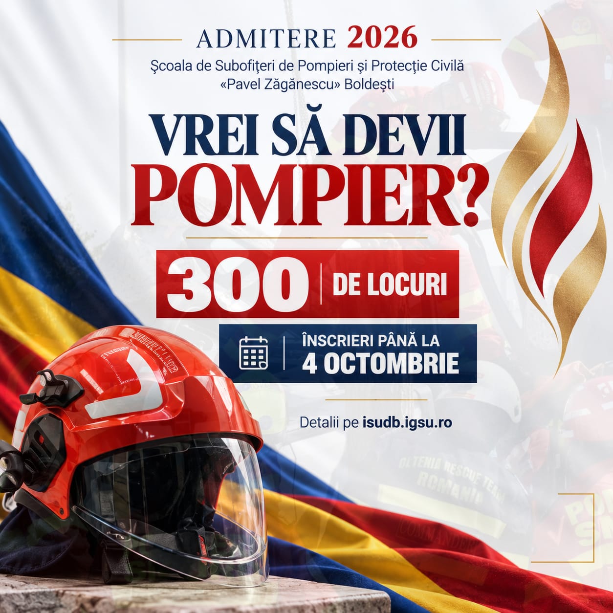 You are currently viewing Vrei să devii pompier? Acum este momentul să faci primul pas!