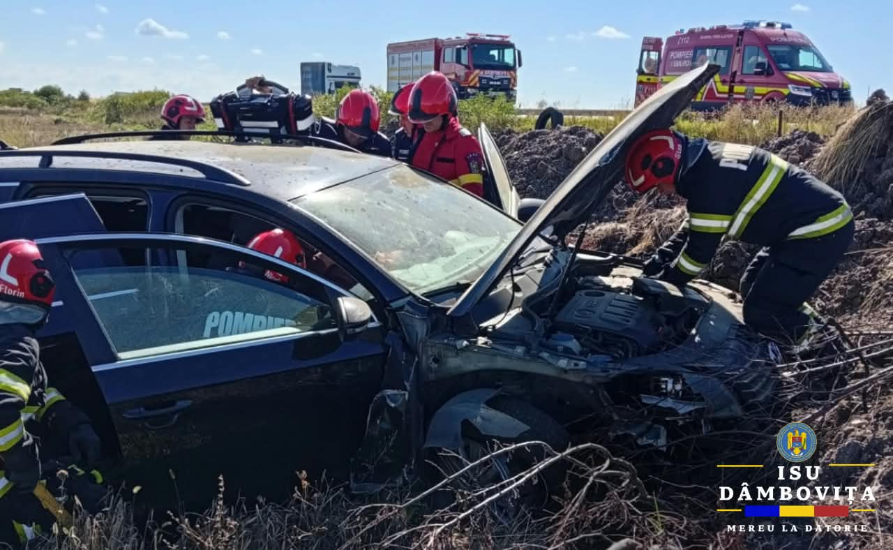 You are currently viewing DÂMBOVIȚA: Teribil accident rutier pe autostrada A1, km 72! A fost necesară intervenția SMURD!