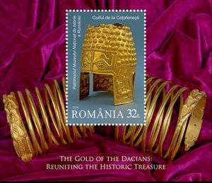 Read more about the article „AURUL DACILOR. REÎNTREGIREA TEZAURULUI ISTORIC” – o nouă emisiune filatelică dedicată patrimoniului românesc