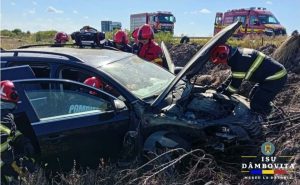 Read more about the article DÂMBOVIȚA: Accident rutier produs pe autostrada A1, km 72! Un bărbat a fost rănit!
