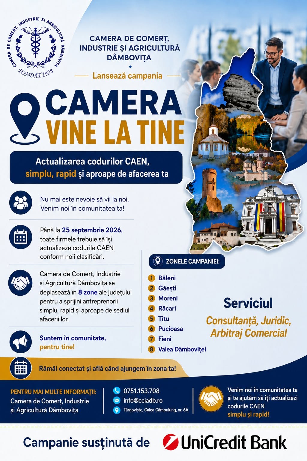 You are currently viewing Camera de Comerț Dâmbovița oferă asistență directă în județ pentru actualizarea obligatorie a codurilor CAEN
