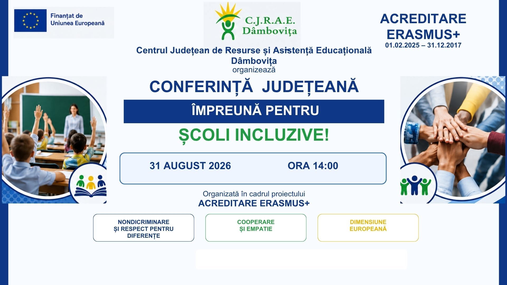 You are currently viewing Profesori din șase școli dâmbovițene, experiență europeană pentru o mai bună integrare a copiilor cu CES