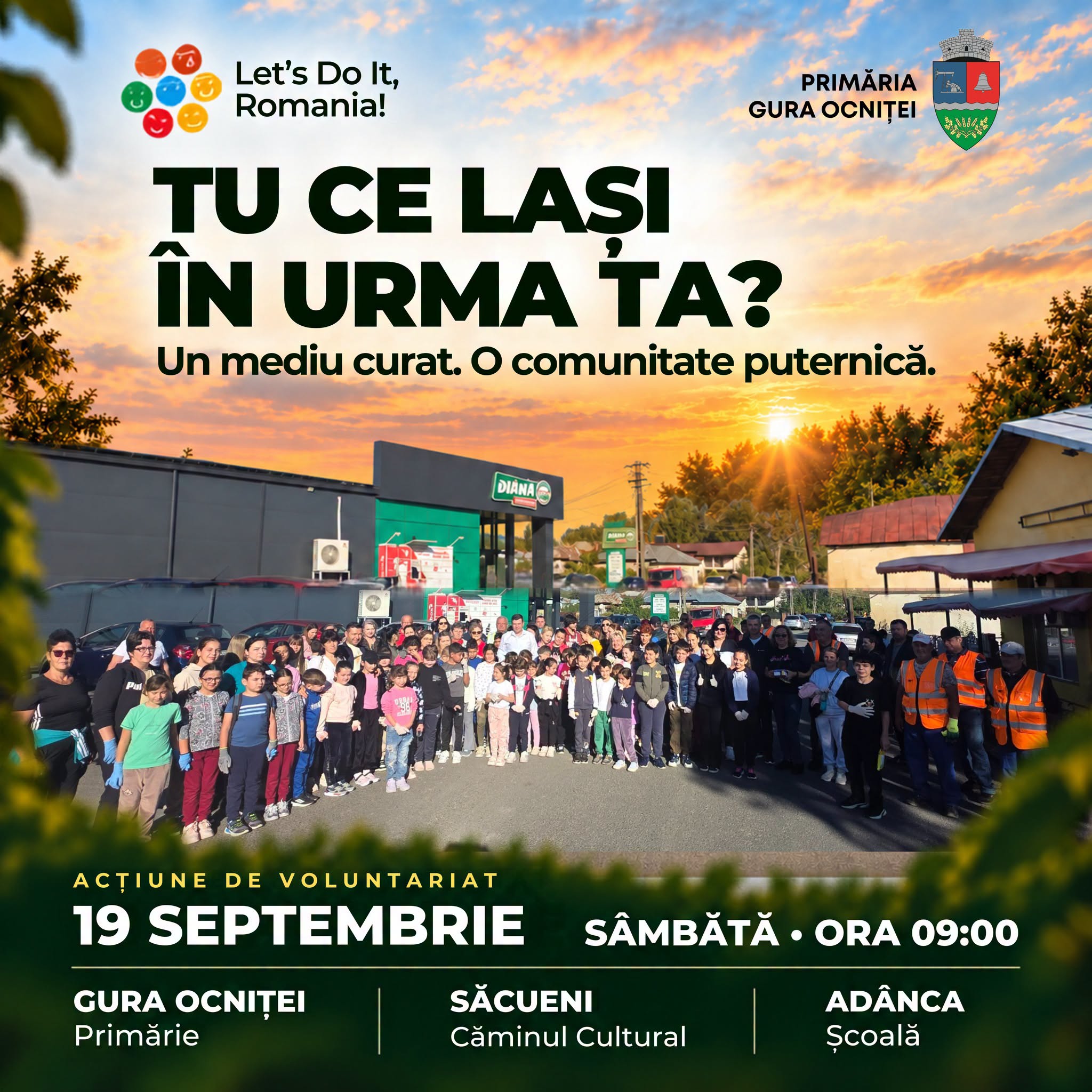 You are currently viewing Trei echipe de voluntari ies la curățenie în Gura Ocniței. Acțiunea ajunge în toate satele comunei