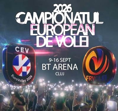 You are currently viewing Va fi spectacol total la fileu! BT Arena din Cluj-Napoca se pregătește să găzduiască partidele din grupa D de la Euro Volley 2026