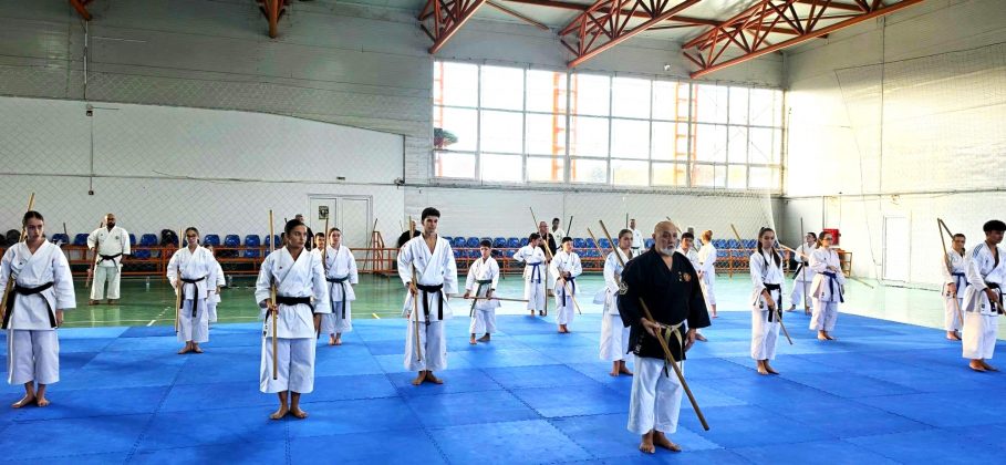 You are currently viewing Clubul Sportiv Târgoviște, reprezentat de un sportiv și un antrenor la un important Stagiu Internațional de Karate & Kobudo, găzduit de comuna Răzvad