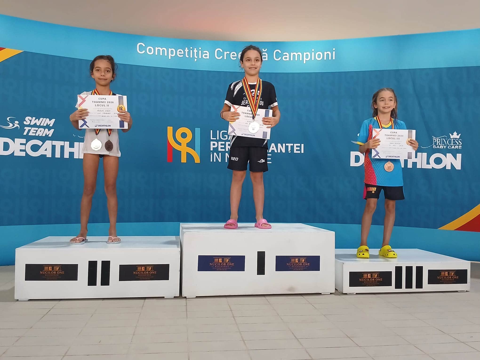 You are currently viewing Înotătorii de la CSM Târgoviște, de cinci ori pe podium la Cupa Toamnei. Trei dintre medaliile obținute au fost de argint