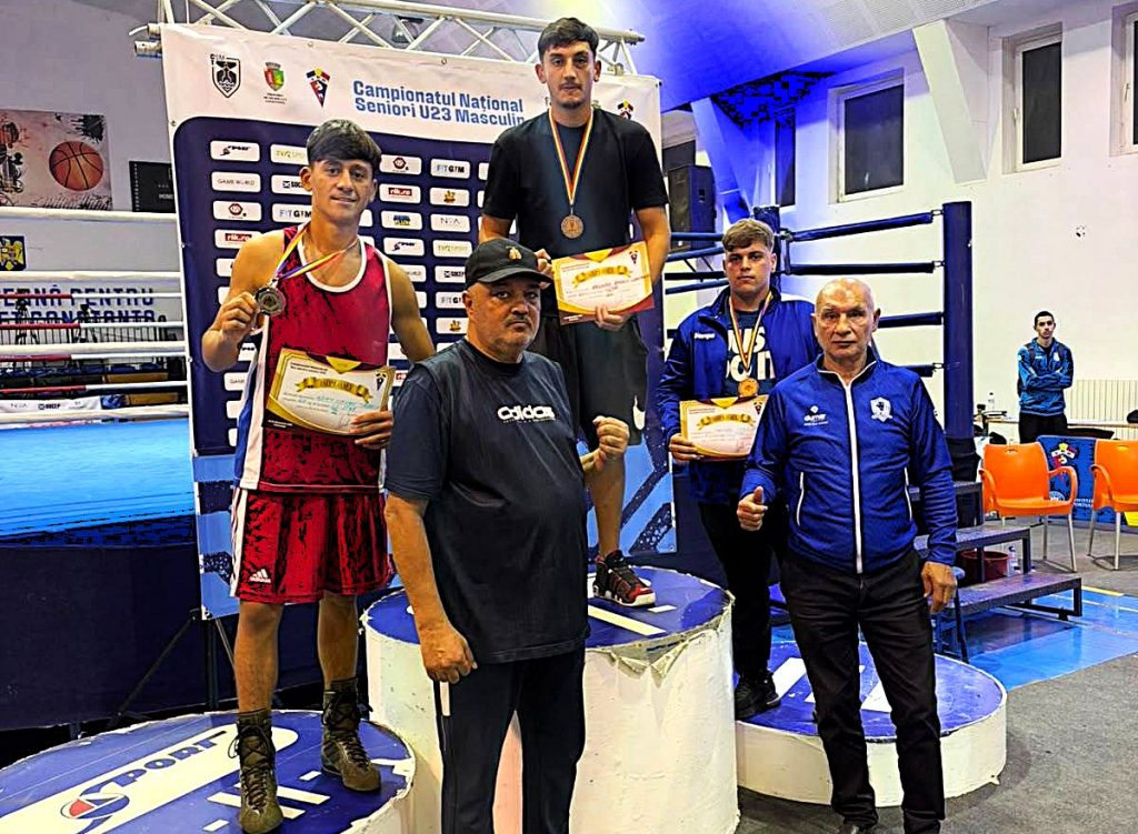 You are currently viewing Trei podiumuri pentru boxerii de la CS Târgoviște la Campionatul Național U23! Ștefan Adam, vicecampion al României