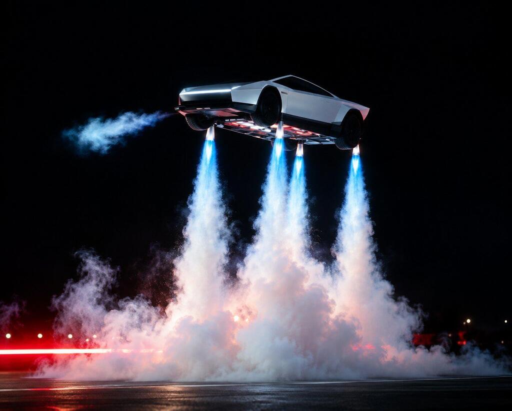 You are currently viewing Noul Roadster de la Tesla se învârte în aer cu propulsoare SpaceX