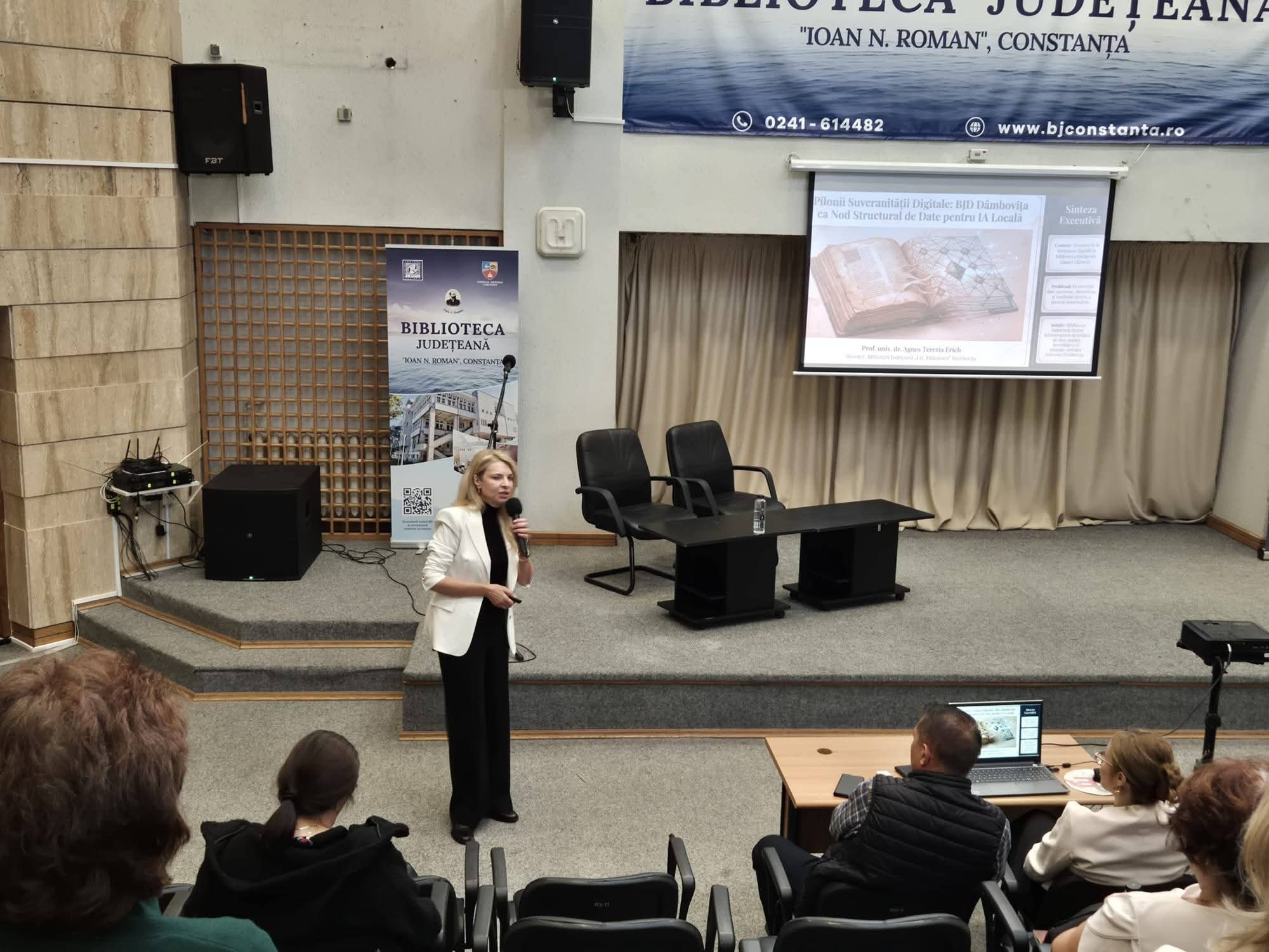 You are currently viewing De la rafturile cu cărți la „Smart Library”. Agnes Erich, despre locul inteligenței artificiale în bibliotecile viitorului