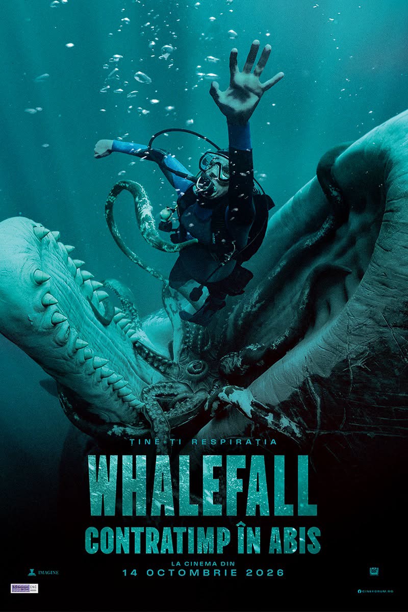 You are currently viewing Înghițit de un cașalot uriaș, cu mai puțin de o oră de oxigen! „Whalefall: Contratimp în abis”, premieră la Cinema Independența din Târgoviște