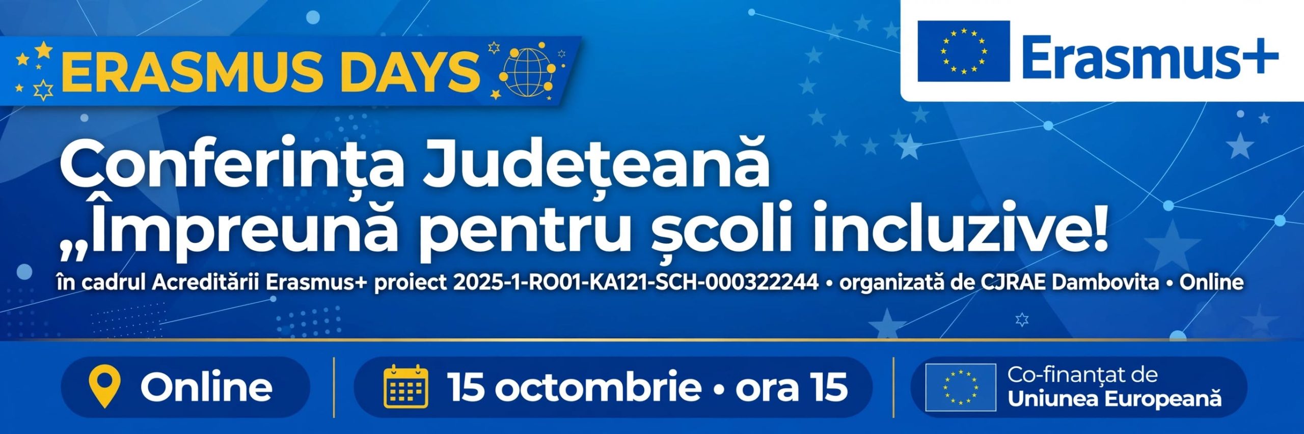 You are currently viewing „Împreună pentru școli incluzive”. CJRAE Dâmbovița aduce experiențele Erasmus+ mai aproape de profesorii din județ