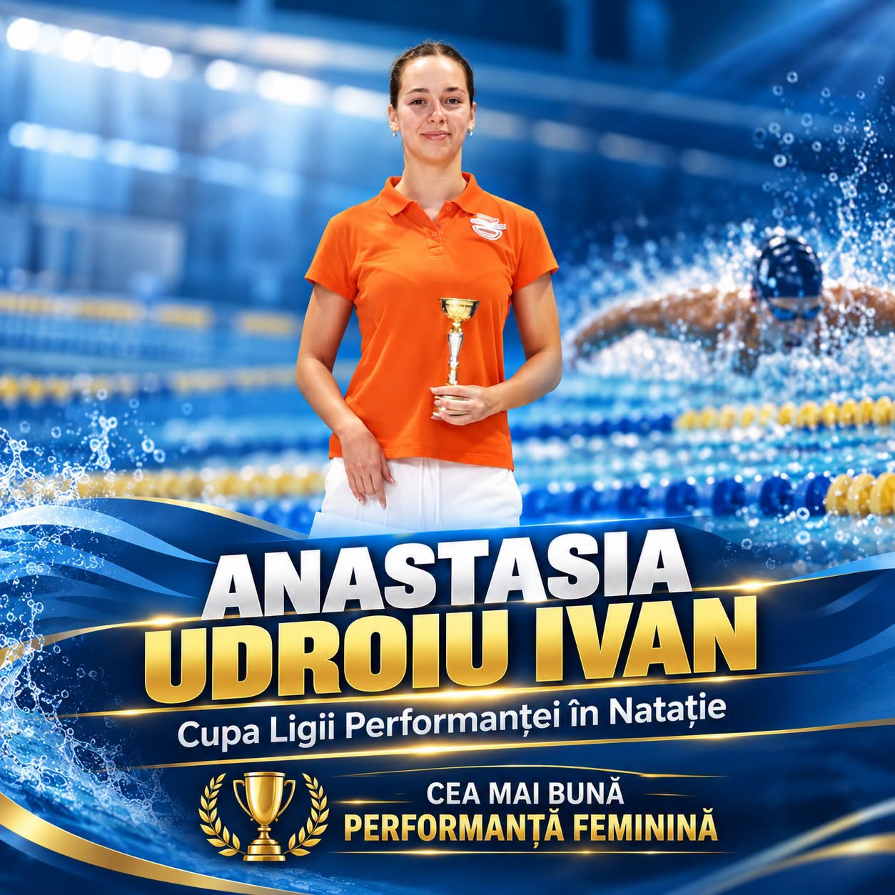 You are currently viewing Patru victorii pentru Anastasia Udroiu Ivan la Cupa Ligii. Înotătoarea de la CSM Târgoviște, cea mai bună performanță feminină a competiției