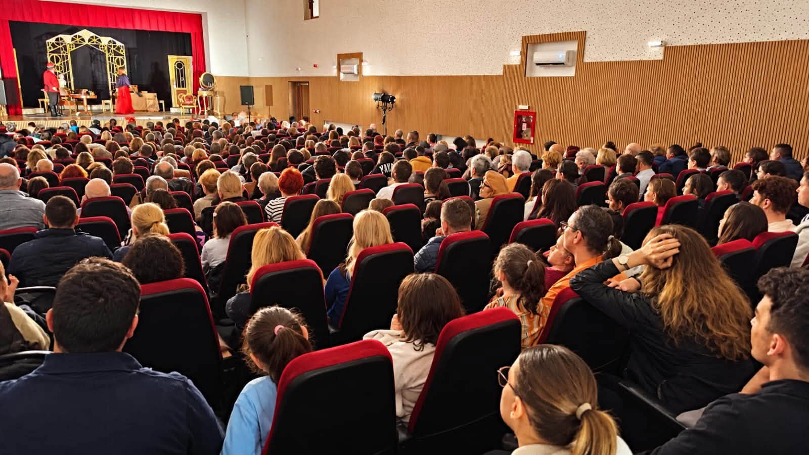 You are currently viewing Public numeros la spectacolul de teatru din Găești. Primarul anunță că vor urma și alte reprezentații