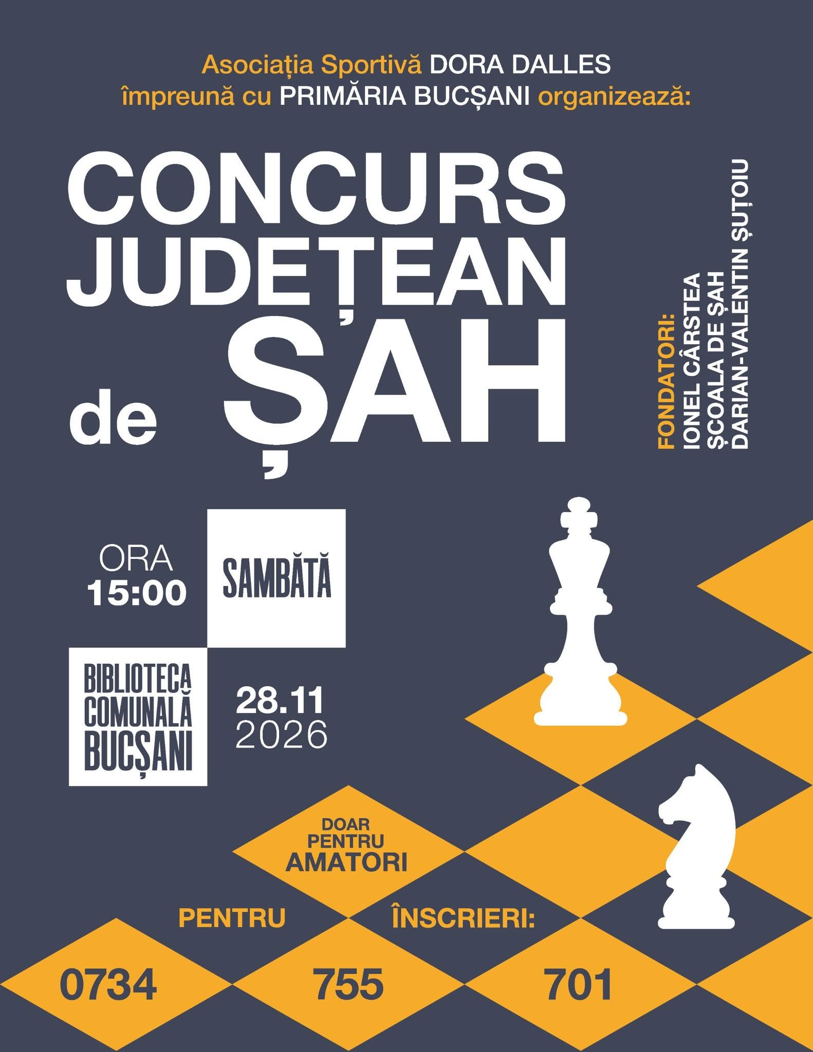 You are currently viewing Pasionații de șah din Dâmbovița, invitați la concurs la Bucșani. Premii în bani pentru copii, tineri și adulți