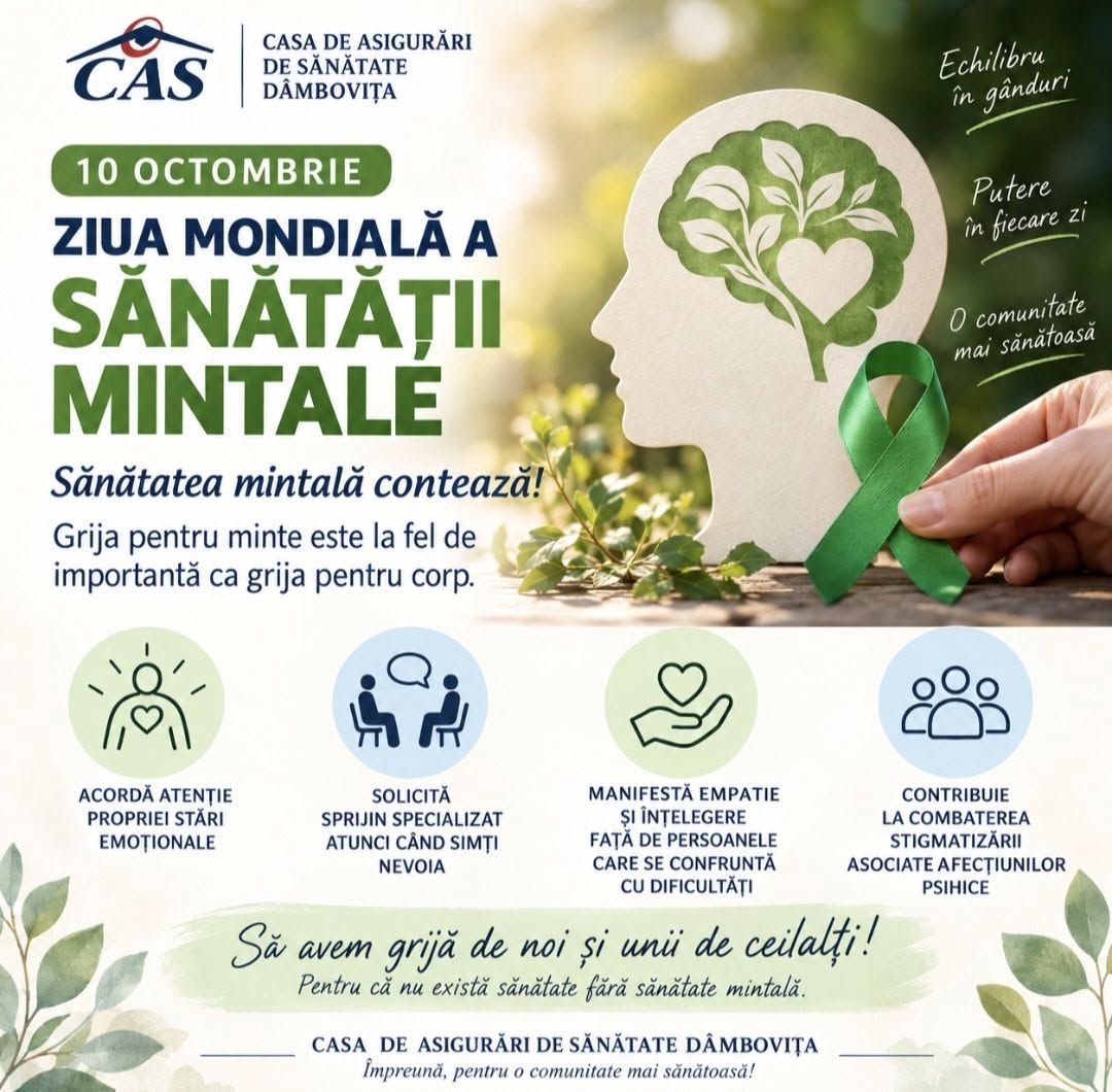 You are currently viewing Consultații de psihiatrie și servicii psihologice decontate pentru asigurați. Cristina Sima, director CAS Dâmbovița: A cere ajutor este un semn de curaj